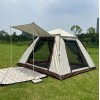6 Kişilik Tam Otomatik Tenteli Çift Kapılı Kare Kamp Çadırı 240*240*160