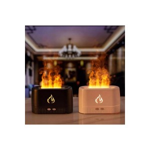 Ultrasonik Hava Nemlendirici Simülasyon 3d Alev Işığı Nemlendirici - Buhar Makinesi 230ML.