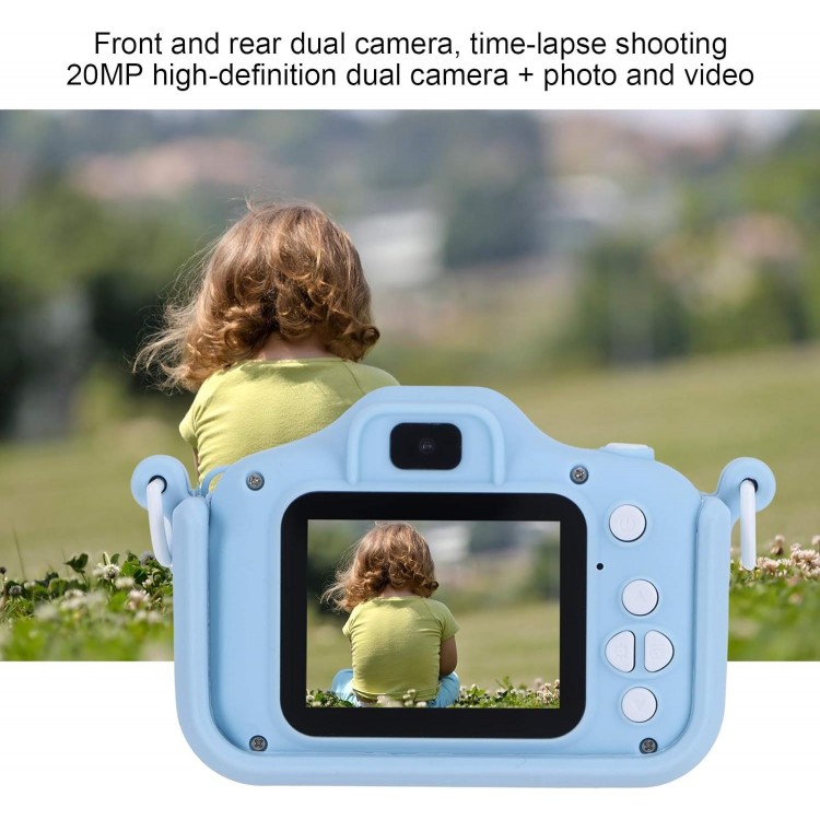 Çocuk Fotoğraf Makinesi 2inç Kılıflı Dijital Selfie Kamera + 32gb Hafıza Kartı Çocuk Fotoğraf Makinesi 2inç Kılıflı Dijital Selfie Kamera + 32gb Hafıza Kartı