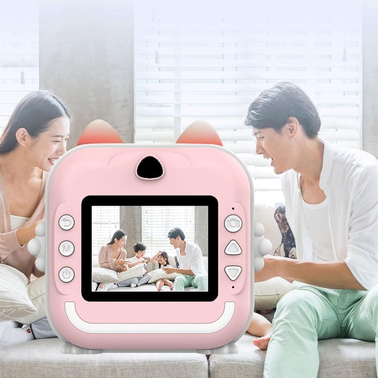 Şipşak Fotoğraf Makinesi Çocuk Dijital Fotoğraf Makinesi + 3 Rulo Selife Kamera