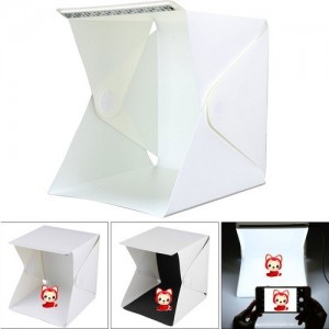 30x30 cm Profesyonel Stüdyo LED Işıklı Çift Sıra Ürün Fotoğraf Çekim Çadırı 30x30 cm Profesyonel Stüdyo LED Işıklı Çift Sıra Ürün Fotoğraf Çekim Çadırı
