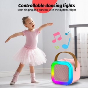 Karaoke Mikrofonlu RGB Işıklı Bluetooth Hoparlör-SD02 Karaoke Mikrofonlu RGB Işıklı Bluetooth Hoparlör-SD02