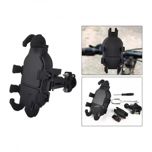  Gidon Bağlantılı Motosiklet Telefon Tutucu Profesyonel Titreşim Engelleyici