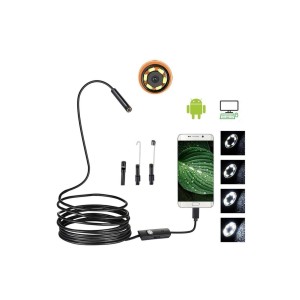 ENDOSKOP Yılan Kamera Android Uyumlu Led Işıklı 5 Metre  Sert Kablo Su Geçirmez ENDOSKOP Yılan Kamera Android Uyumlu Led Işıklı 5 Metre  Sert Kablo Su Geçirmez