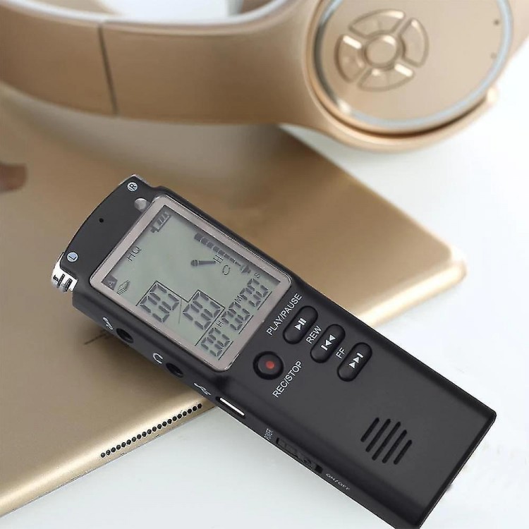 Profesyonel 16 GB Dijital Ses Kaydedici - Ses Kayıt Cihazı - Mp3 Çalar