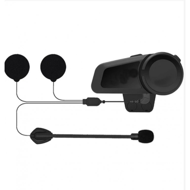 Motosiklet Bluetooth Kulaklık Kask Interkom Fm Su Geçirmez Kask Kulaklık M2