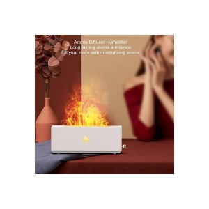 Şömine Görünümü Difüzörü Çoklu Mod Uyumlu Seçimi Oda Hava Nemlendirici
