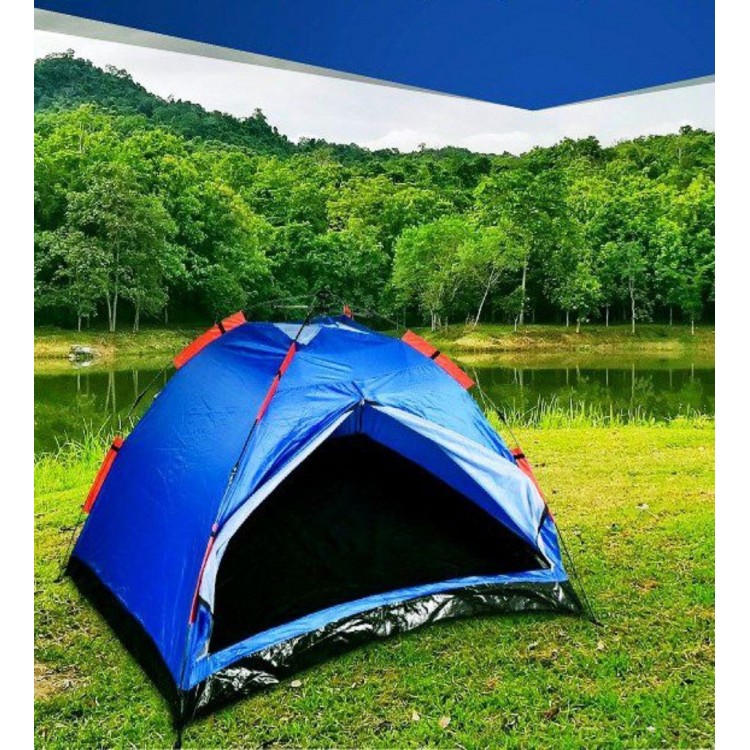 8 Kişilik Kamp Çadırı | Su Geçirmez, Dayanıklı, Pencereli & Kolay Kurulum (300×220×160 cm)