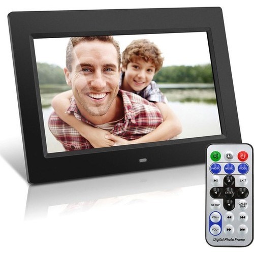 10 İnç LCD Dijital Fotoğraf Çerçevesi | Uzaktan Kumandalı, Video/Müzik Oynatma, 800×600