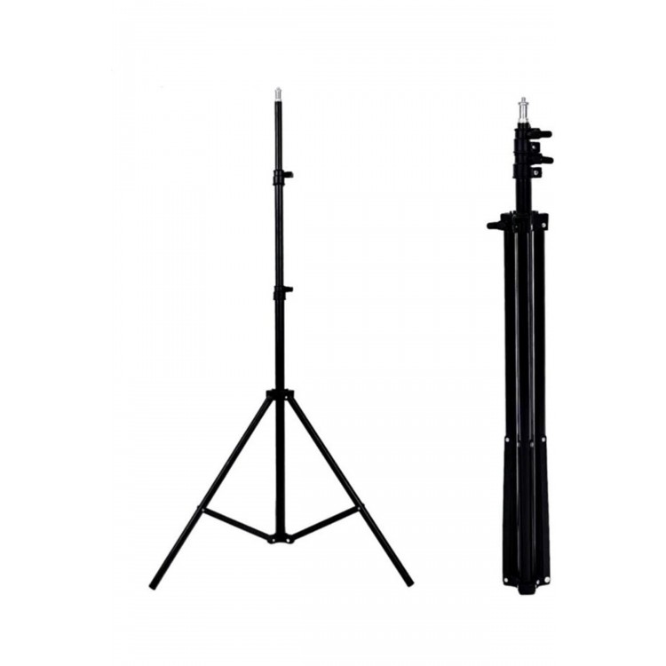 3 Ayaklı Tripod Işık Ayağı | Ring Light, Kamera ve Telefon Uyumlu 2.1 Metre Ayarlanabilir Stand
