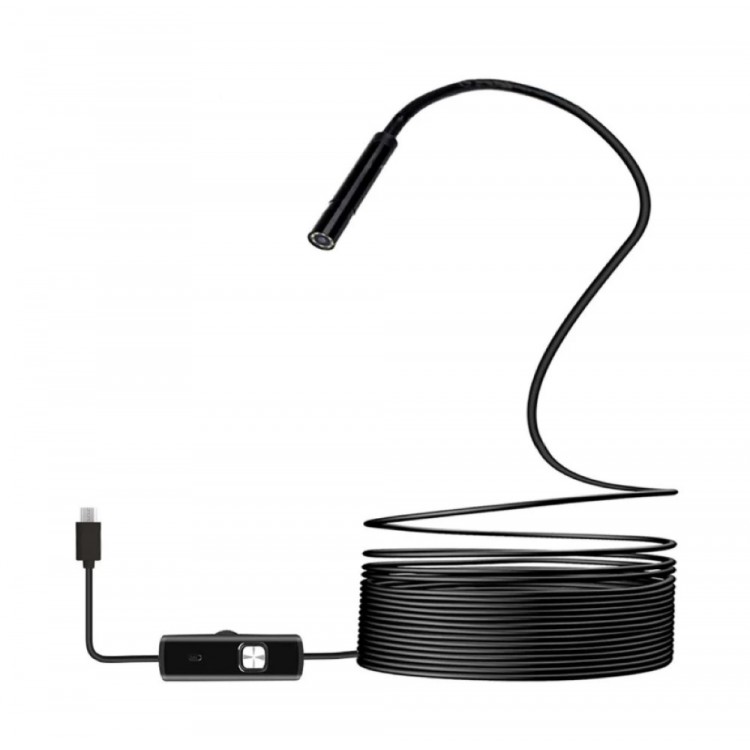 ENDOSKOP Yılan Kamera Android  Uyumlu 20 Metre 2 PARÇA Su Geçirmez