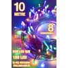 100 Ledli Fişli Dekoratif Işık | Animasyonlu 10 Metre  Yılbaşı, Bahçe, Oda ve Parti Süsleme Lambası 100 Ledli Fişli Dekoratif Işık | Animasyonlu 10 Metre  Yılbaşı, Bahçe, Oda ve Parti Süsleme Lambası