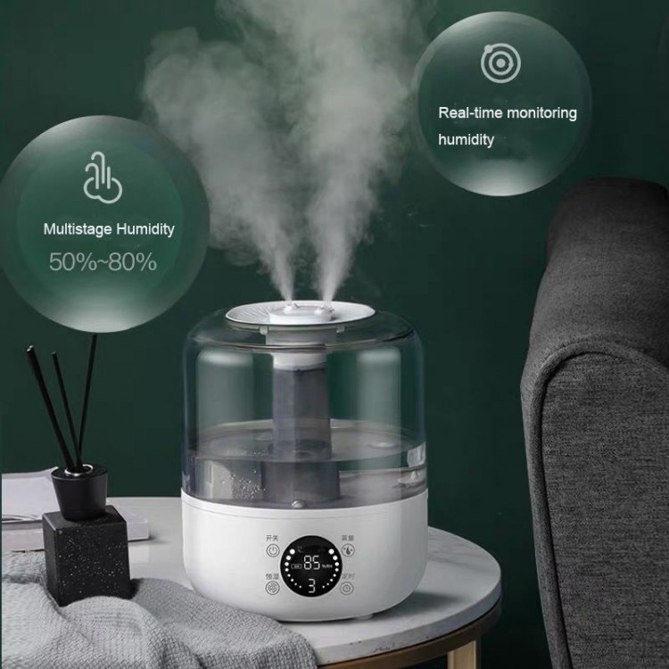 Akıllı Hava Nemlendirici 3 | Uzaktan Kumandalı, Zaman Ayarlı, 3 Kademeli Yüksek Buhar Gücü, 3 LİTRE