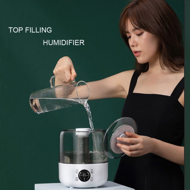 Akıllı Hava Nemlendirici 3 | Uzaktan Kumandalı, Zaman Ayarlı, 3 Kademeli Yüksek Buhar Gücü, 3 LİTRE