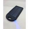 10000 Mah Solar Güneş Enerjili 12 Led Işıklı Flaşörlü Powerbank