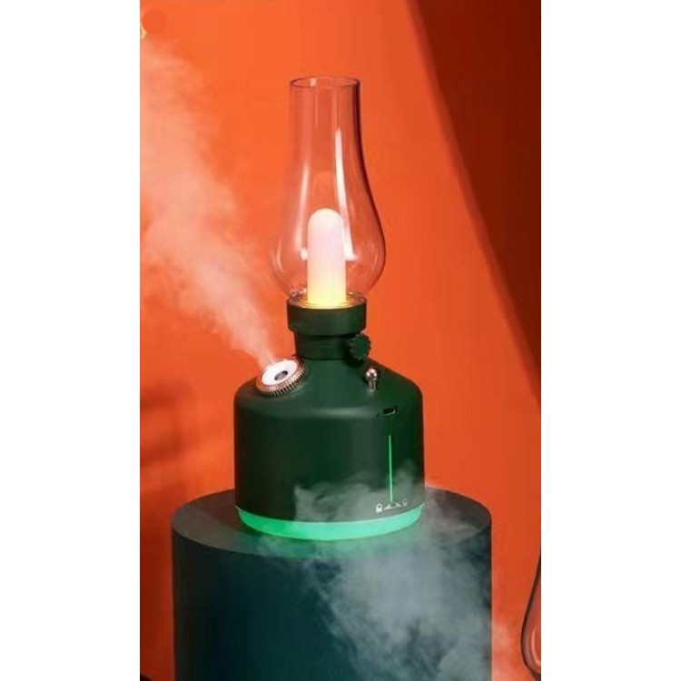 RGB Işıklı Şarjlı Ultrasonik Hava Nemlendirici | 280ml Aromaterapi Buhar Makinesi & Gece Lambası