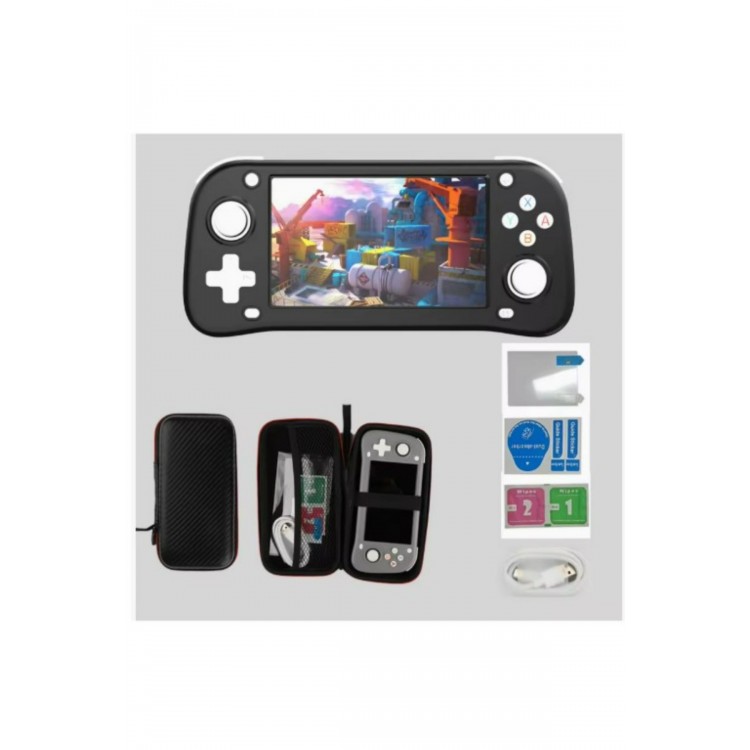 AteşTech XF43 Retro Oyun Konsolu 4.3 inç IPS Ekran 64 GB Kart 18000 Oyun EmuELEC 3000 mAh