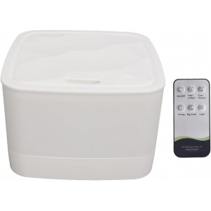 AteşTech Hava Nemlendirici Kumandalı Buhar Makinesi 7 Renk Led Işıklı 800ML Zaman Ayarlı