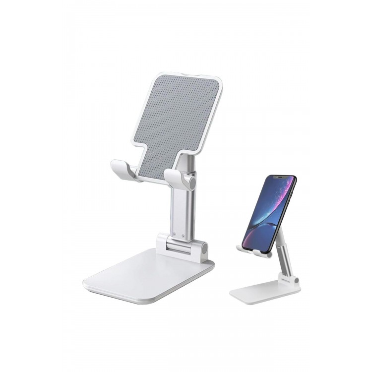 Katlanabilir Yükseklik Ayarlı Tablet Telefon Standı – 360° Döner, Taşınabilir, Ofis ve Ev
