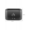 Ultrasonic Hava Nemlendirici Humidifier Buhar Makinesi Alev Efektli 3D Yağ Aroma Difüzör USB