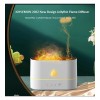 Ultrasonic Hava Nemlendirici Humidifier Buhar Makinesi Alev Efektli 3D Yağ Aroma Difüzör USB