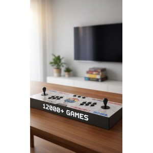 Çift Kişilik Ateri Retro Arcade Gaming Konsolu – 12.000+ Oyun | 78 cm