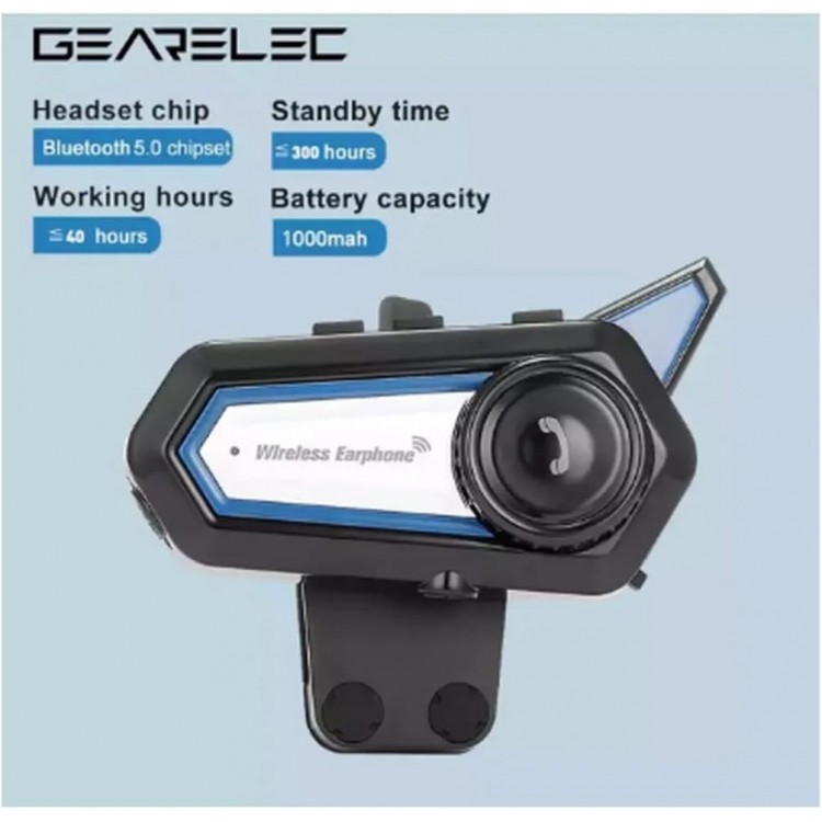 BT-31 Motosiklet Bluetooth Kask Kulaklık  İnterkom Dinleme Ve Konuşma Özellikli Su Geçirmez