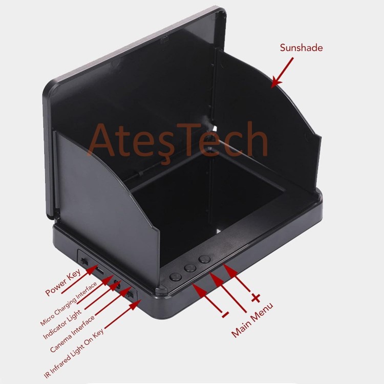 Olta Kamerası 4.3 İnç HD Ekranlı | 220° Geniş Açılı | 10000 mAh Bataryalı Sualtı Balık Bulucu