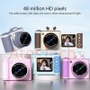 Çocuklar İçin  Dijital Fotoğraf Makinesi – 48MP | 1080P HD | Flip Ekranlı | 8x Zoom | Selfie Kamera