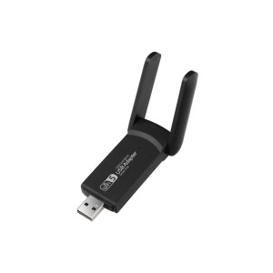 USB 3.0 Dual Band WiFi Adaptör 1200 Mbps Çift Antenli 2.4GHz / 5GHz Kablosuz Alıcı