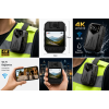 4K WiFi Vücut Kamerası Gece Görüşlü 170° Geniş Açı Hareket Algılamalı Ses Kayıtlı Suya Dayanıklı Body Camera