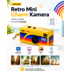 Mini Dijital Fotoğraf Makinesi 12 MP 1080P HD Video Retro Filtreli Type-C Şarjlı Anahtarlık Kamera